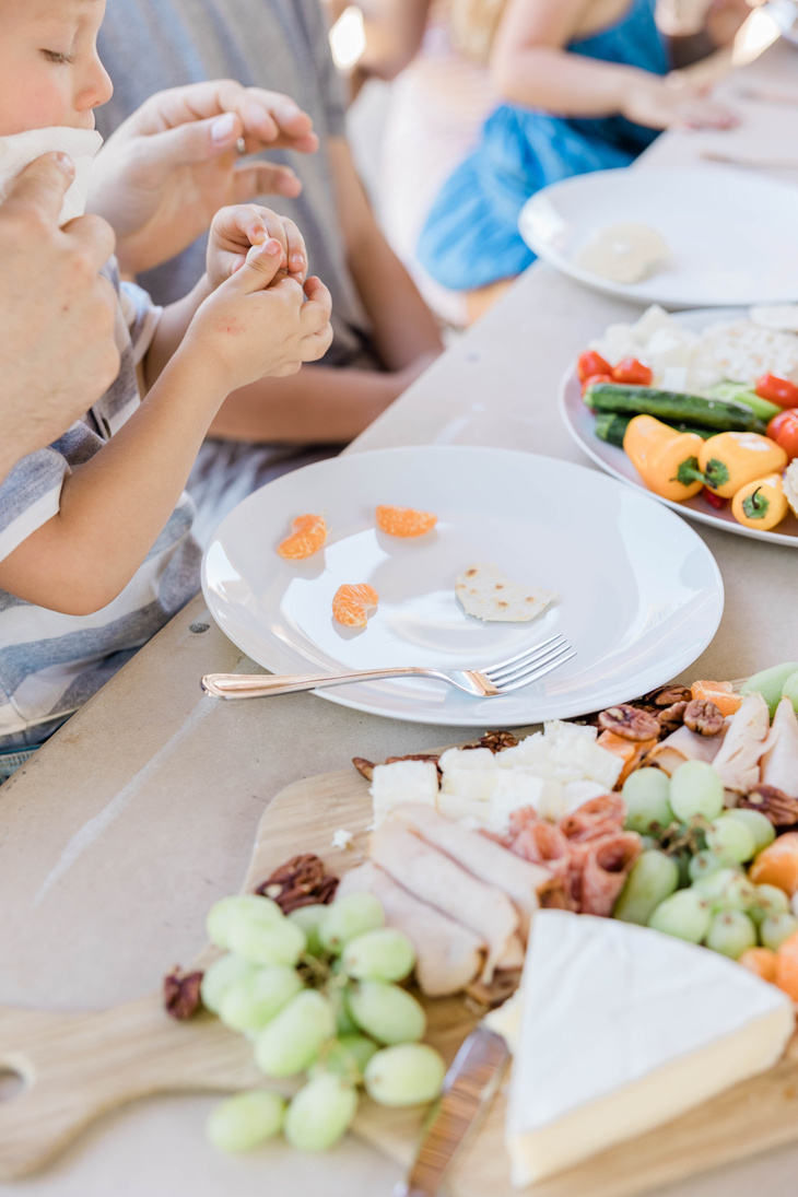 Family Eating Brunch